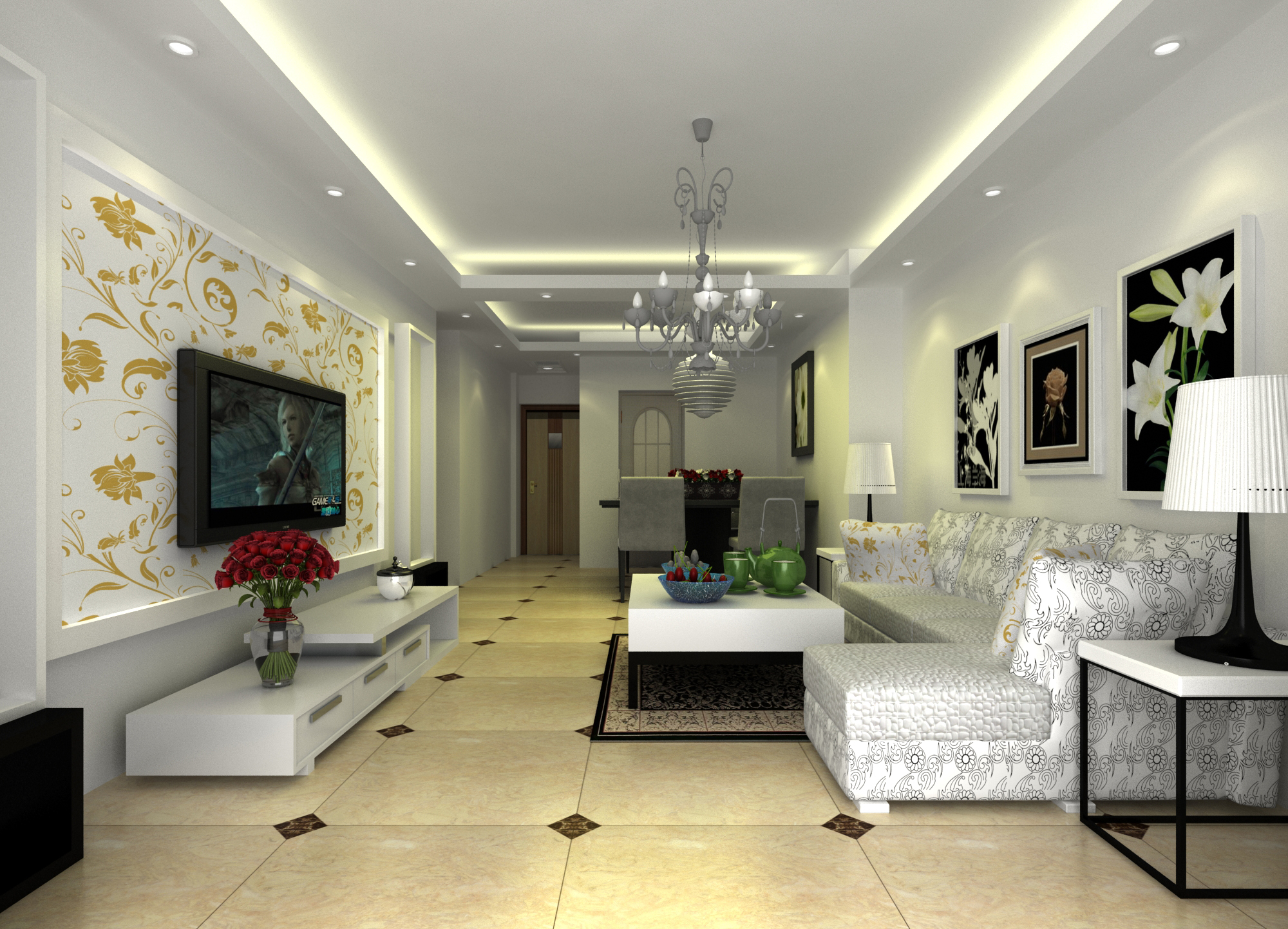 家裝效果圖_746588 &ndash; 設(shè)計本裝修效果圖